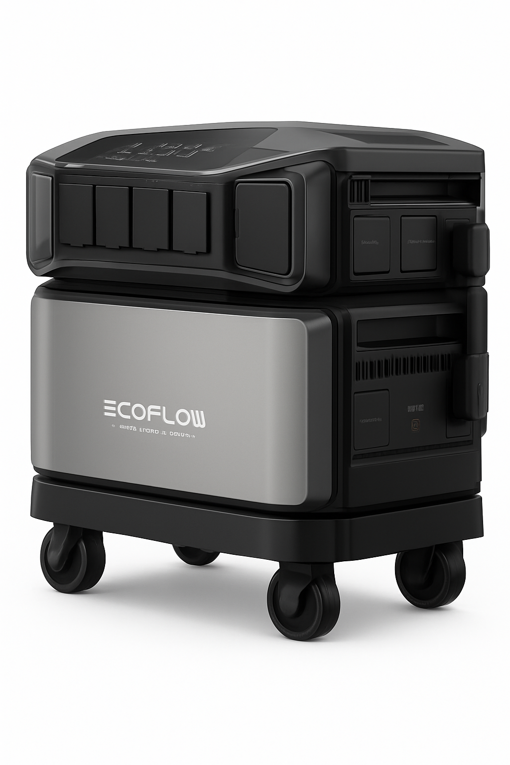 Expandable Power Station with Extra Battery, 7200W 120/240V, 12kWh LiFePO4 Backup