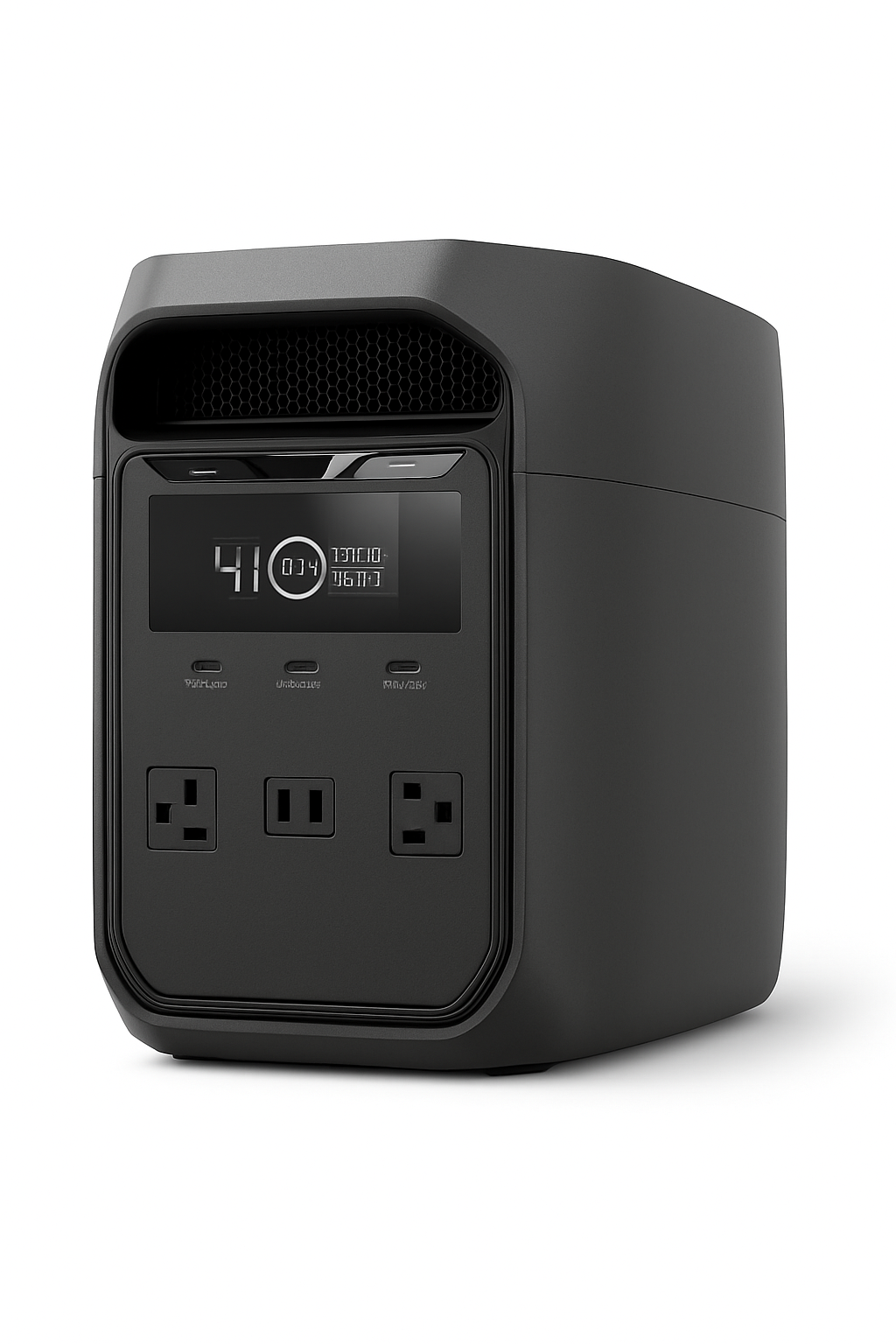 Gerador Solar ECOFLOW DELTA 3 Classical Dark 1000, Estação de Energia Portátil com Bateria LiFePO4 de 1024Wh, 1800W AC/100W USB-