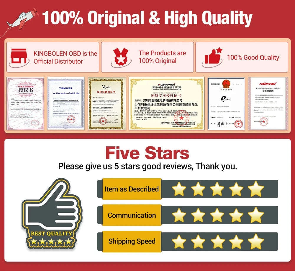 Ediag Elite Car Diagnostic Tool-with 0.36m Cable / france / Lifetime Free Update