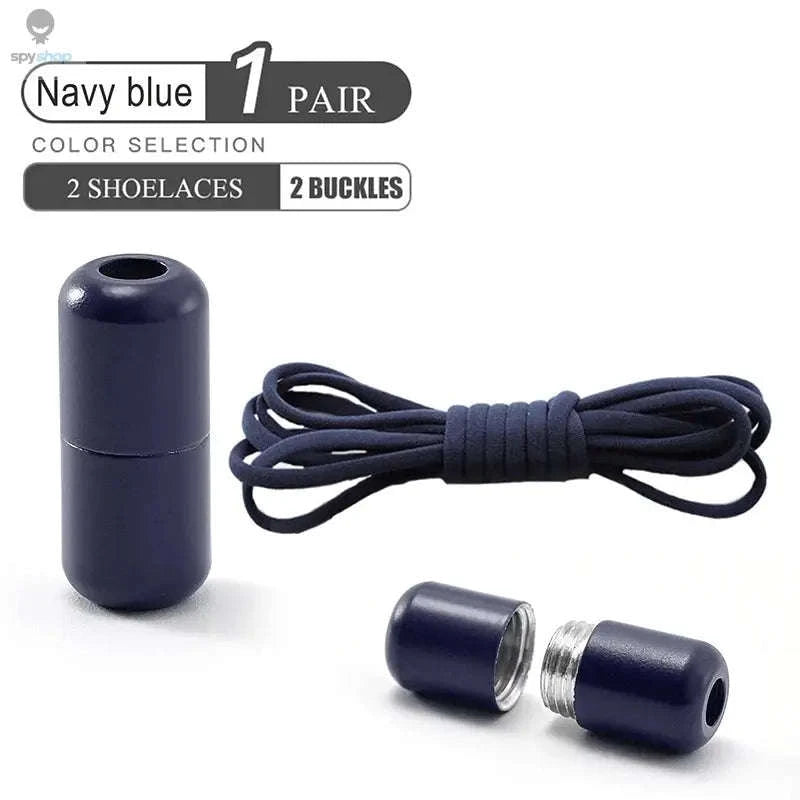 Elastic No Tie Shoelaces – Effortless Fit for Kids and Adults-16 Pairs White / 100cm