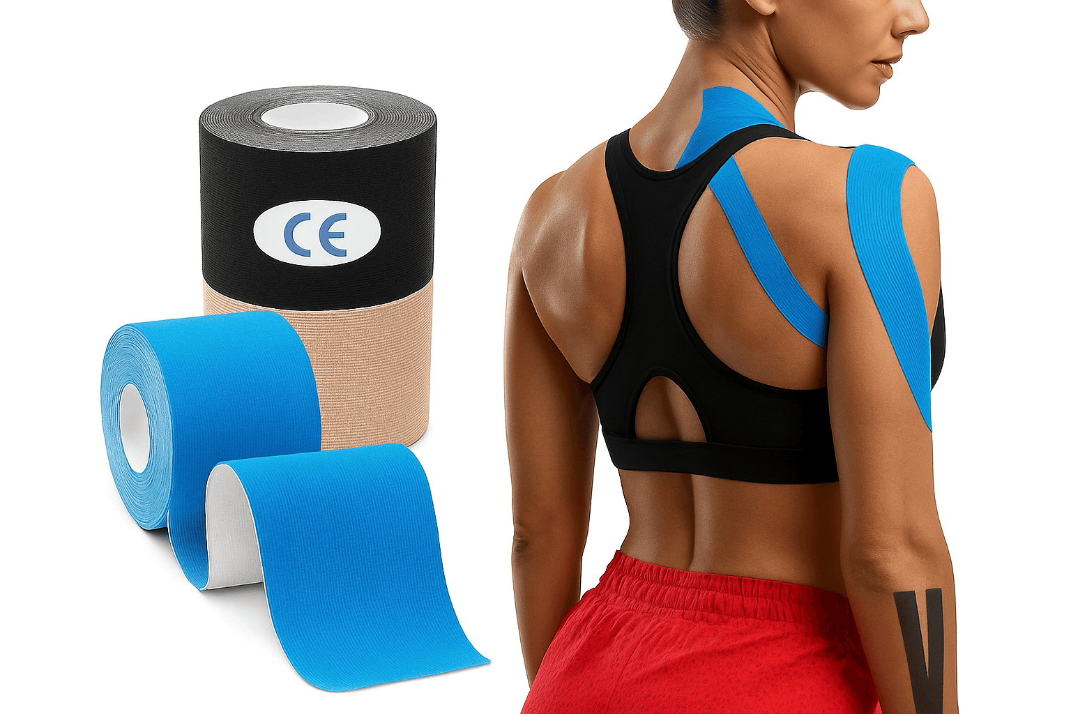 Elastic Performance Tape for Support During Active Movement-No.6 / 2.5cmx5m