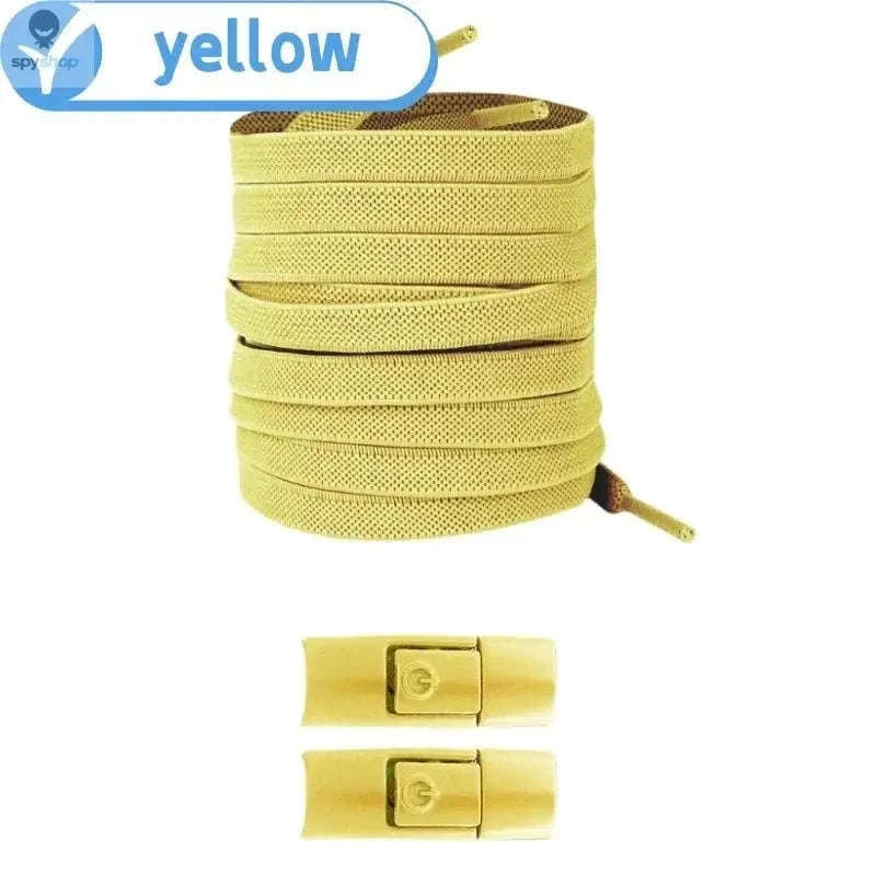 Elastic Shoelaces No-Tie Press Lock Laces for Secure Fit-RRRRR