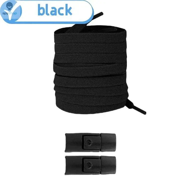 Elastic Shoelaces No-Tie Press Lock Laces for Secure Fit-RRRRR