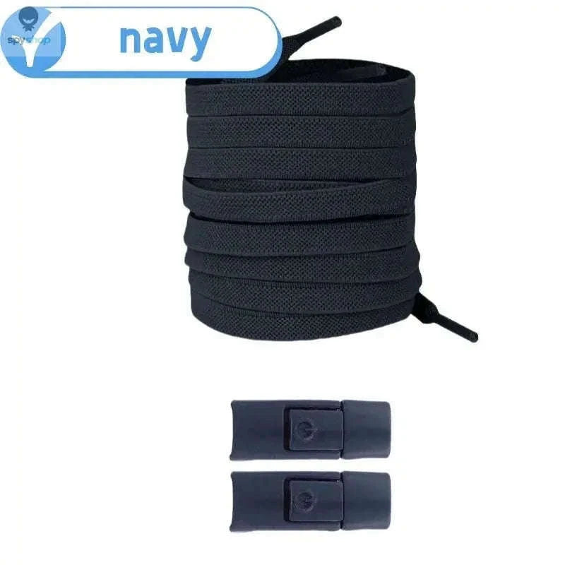 Elastic Shoelaces No-Tie Press Lock Laces for Secure Fit-RRRRR