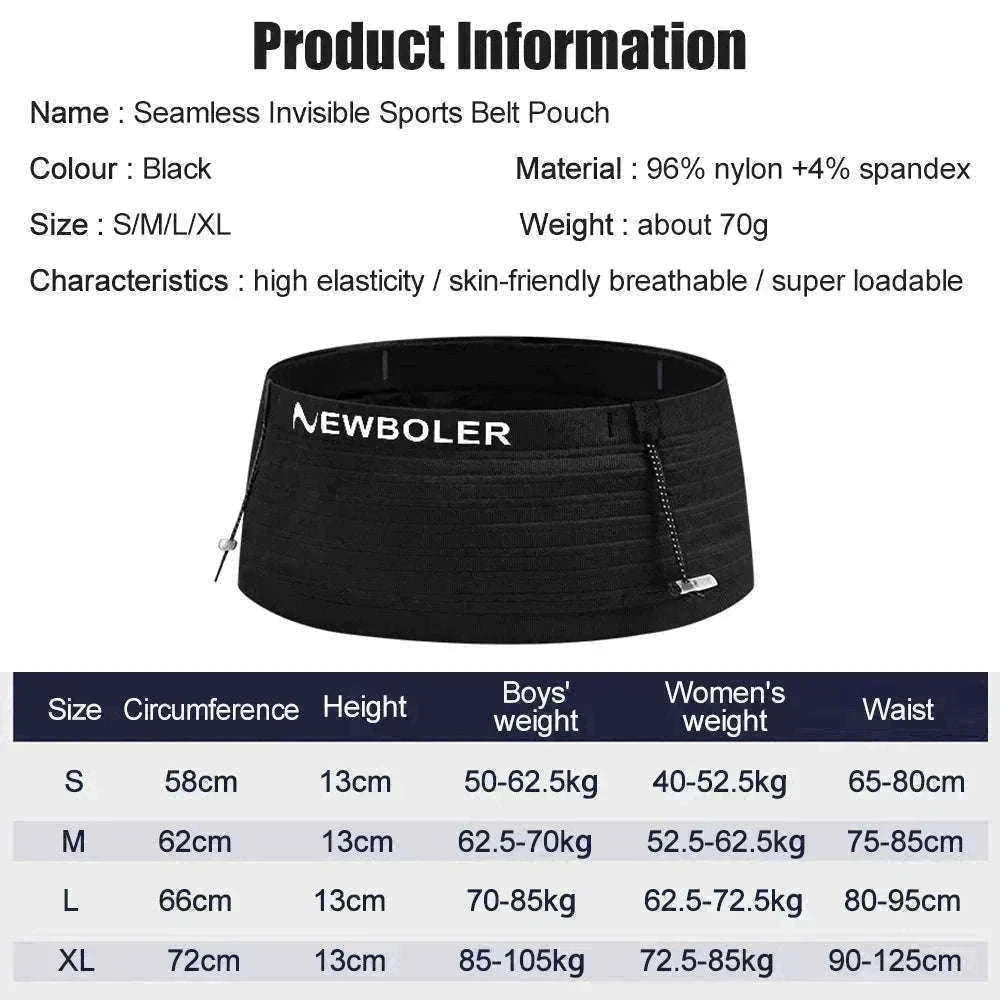 Elastic Sports Waist Bag Pack for Running and Training-BAG652-500ML / L / CHINA