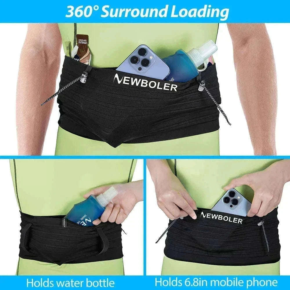 Elastic Sports Waist Bag Pack for Running and Training-BAG652-500ML / L / CHINA