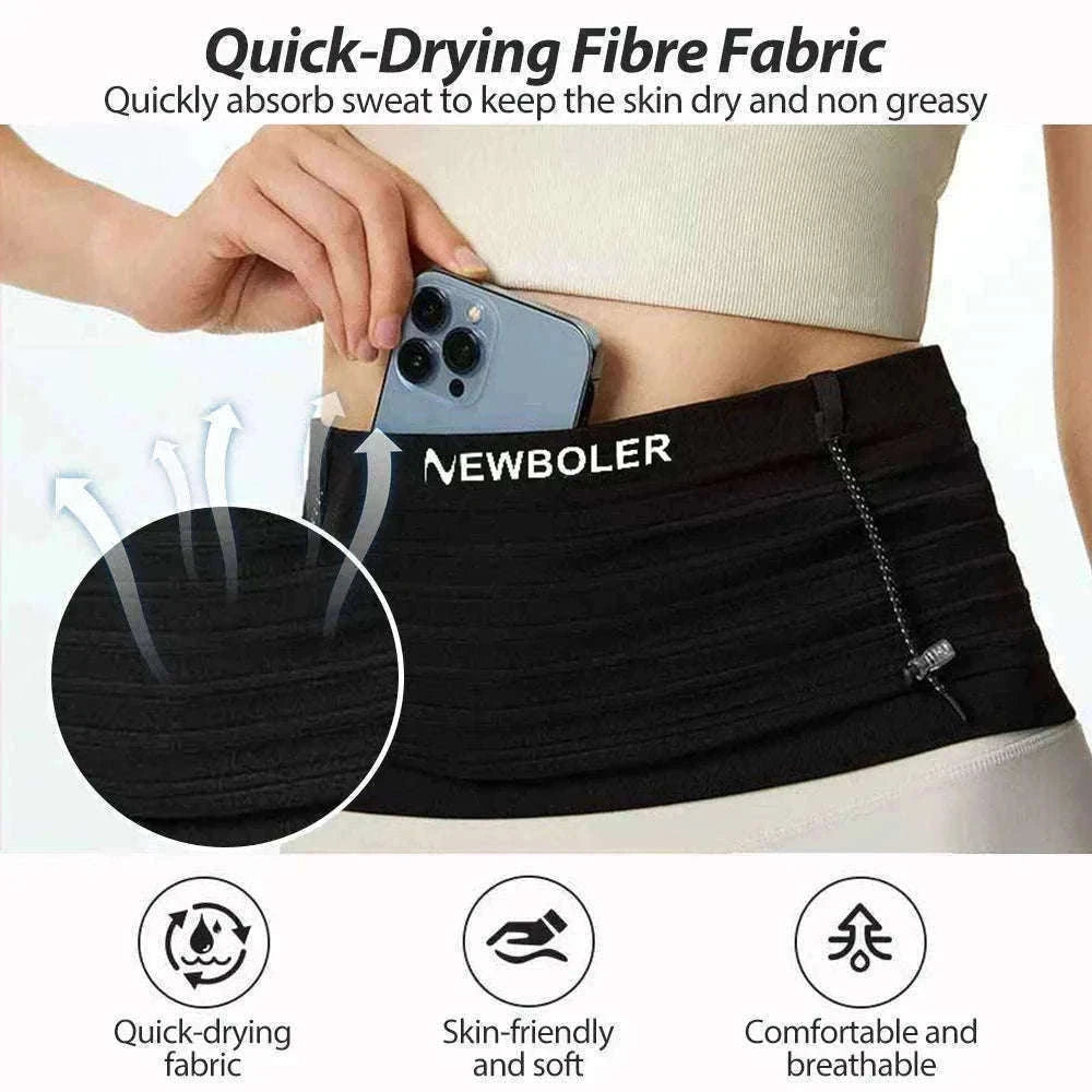 Elastic Sports Waist Bag Pack for Running and Training-BAG652-500ML / L / CHINA