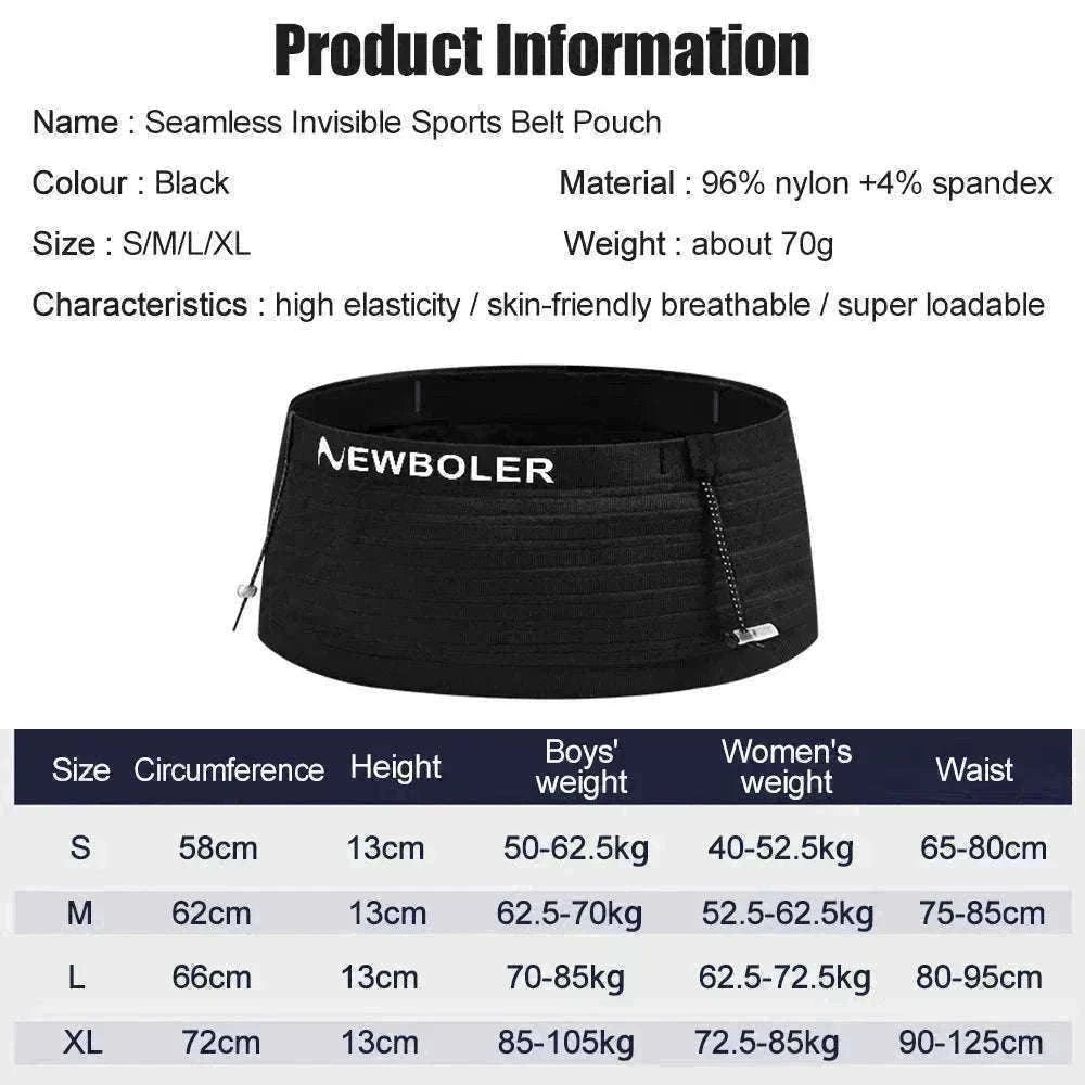 Elastic Sports Waist Bag Pack for Running and Training-BAG652-500ML / L / CHINA