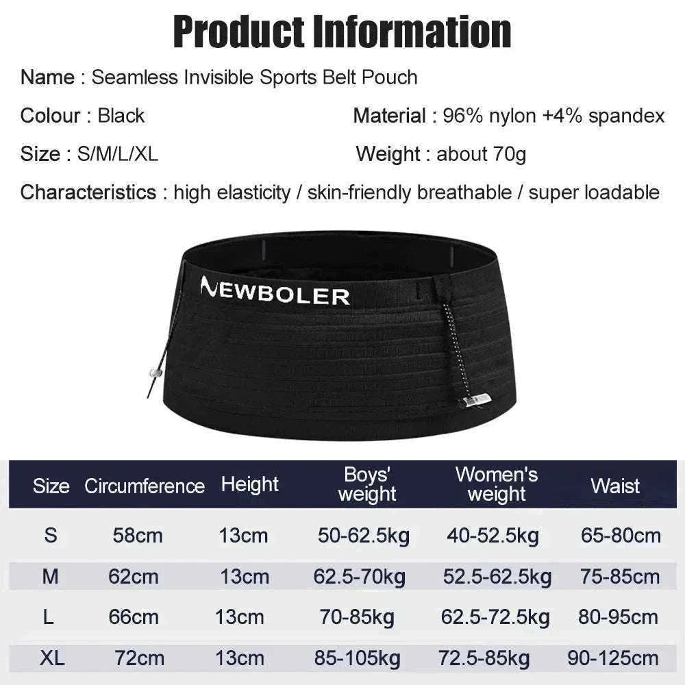 Elastic Sports Waist Bag Pack for Running and Training-BAG652-500ML / L / CHINA