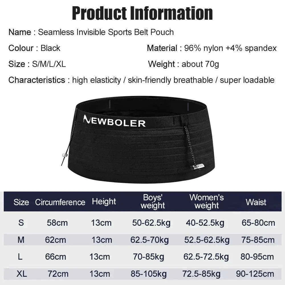Elastic Sports Waist Bag Pack for Running and Training-BAG652-500ML / L / CHINA