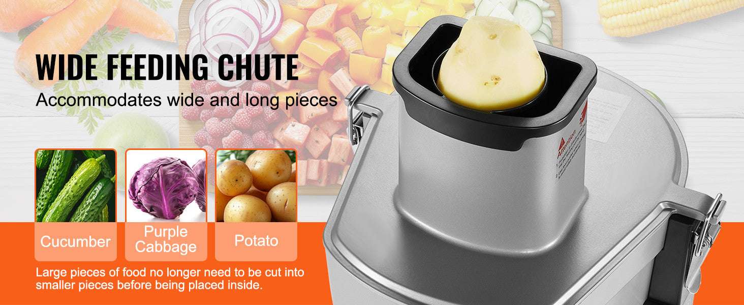 Electric 4-in-1 Vegetable Slicer for Fast Slicing, Dicing & Shredding-Vegetable Slicer / United States