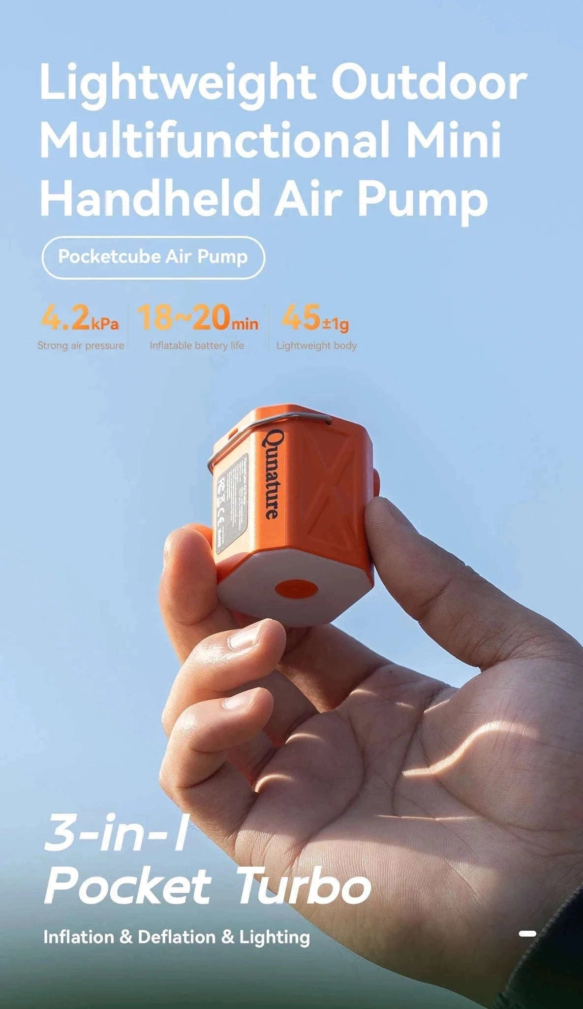 Electric Air Pump for Inflatable Mattresses, Pillows and More-600153-1