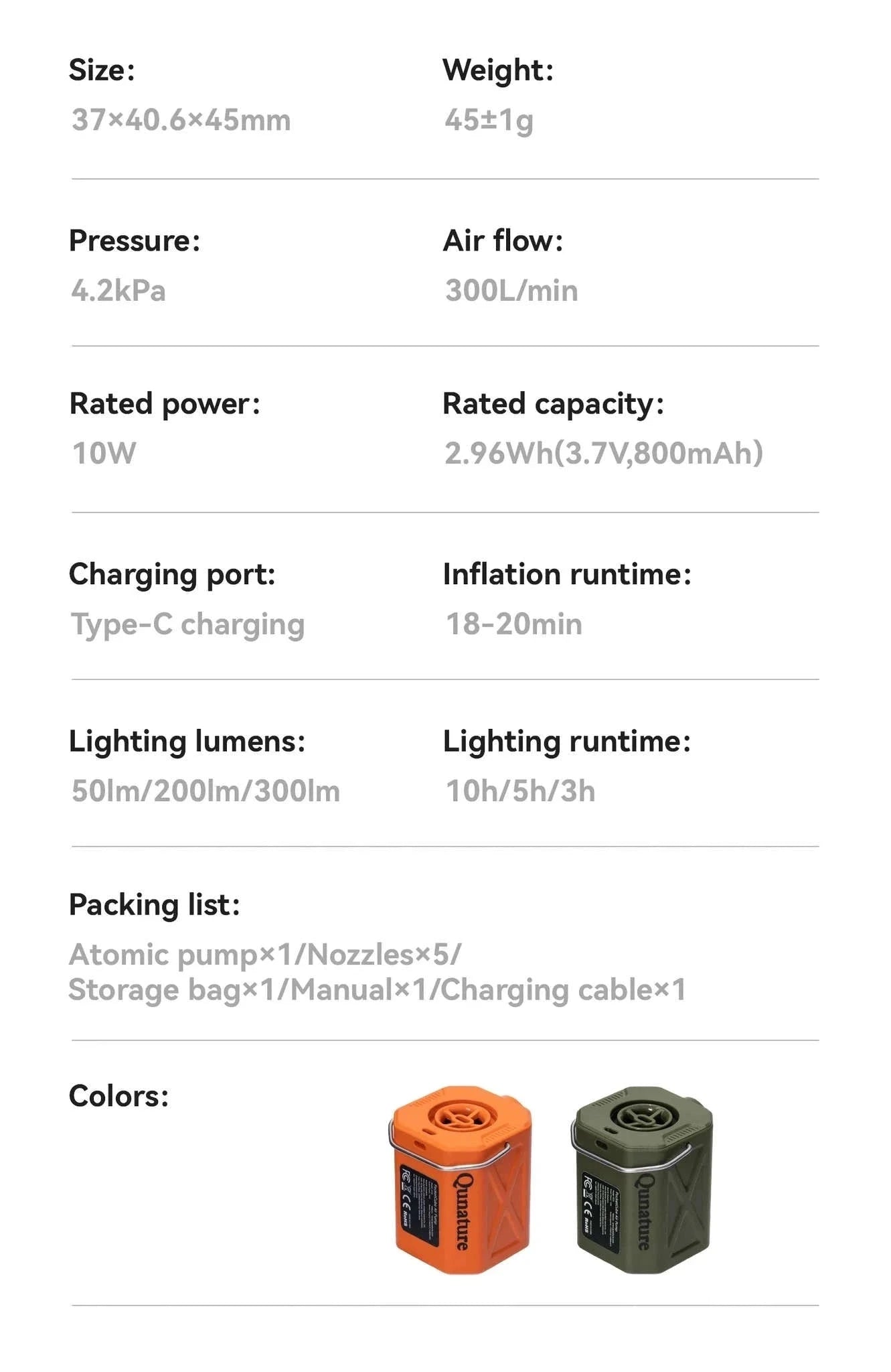 Electric Air Pump for Inflatable Mattresses, Pillows and More-600153-1
