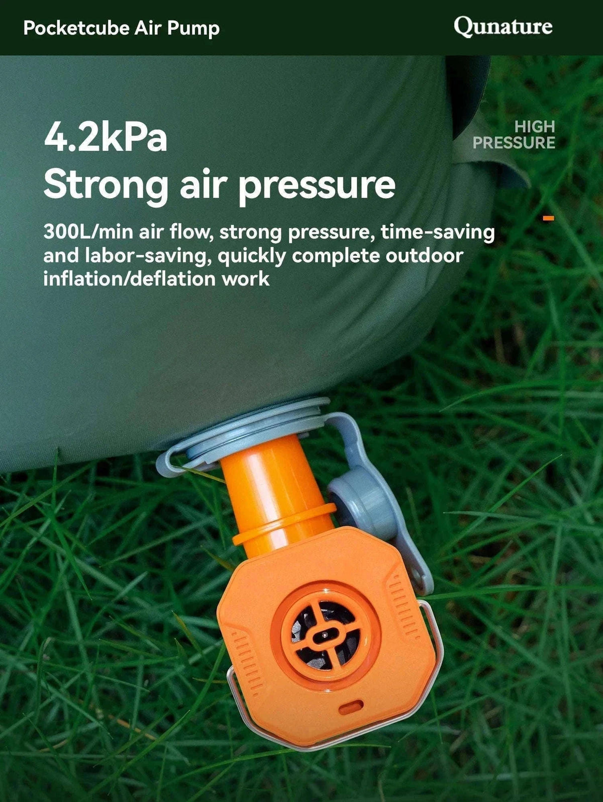 Electric Air Pump for Inflatable Mattresses, Pillows and More-600153-1