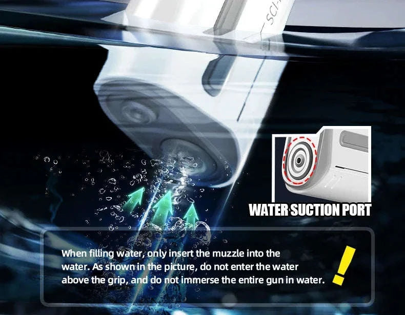 Electric Automatic Water Gun Toy-Blue