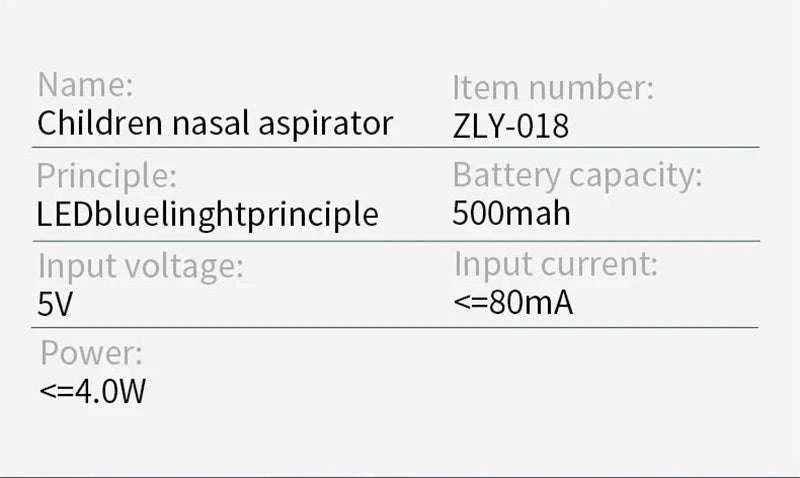 Electric Baby Nasal Aspirator Charging Version-Pink