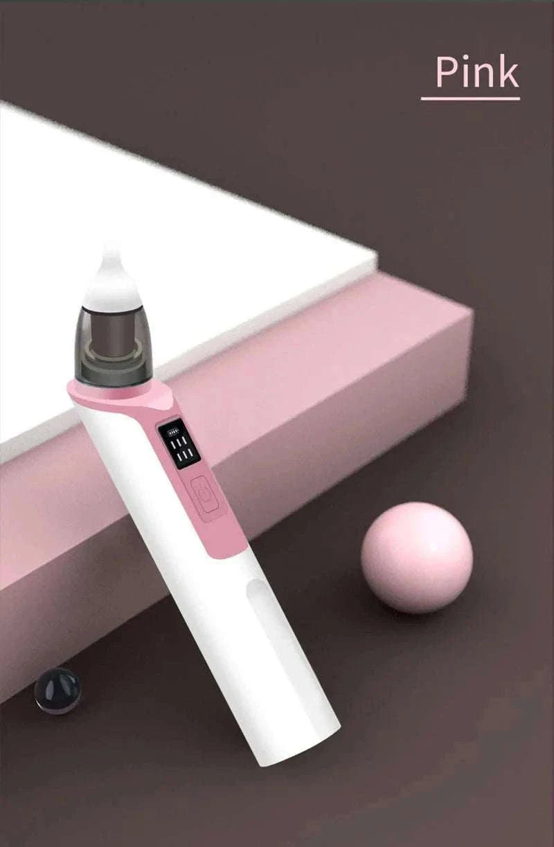 Electric Baby Nasal Aspirator Rechargeable Gentle Suction-Pink