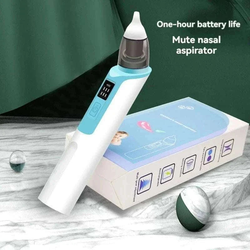 Electric Baby Nasal Aspirator Rechargeable Gentle Suction-Pink