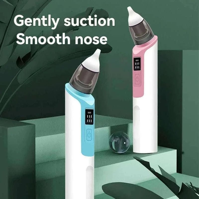 Electric Baby Nasal Aspirator Rechargeable Gentle Suction-Pink