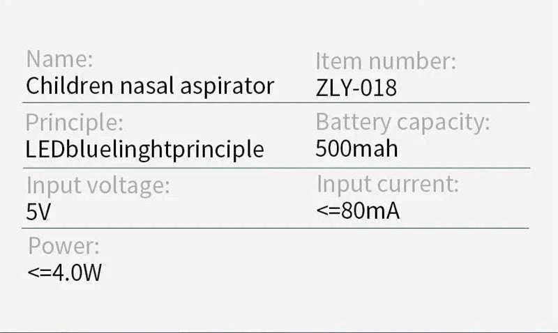 Electric Baby Nasal Aspirator Rechargeable Gentle Suction-Pink