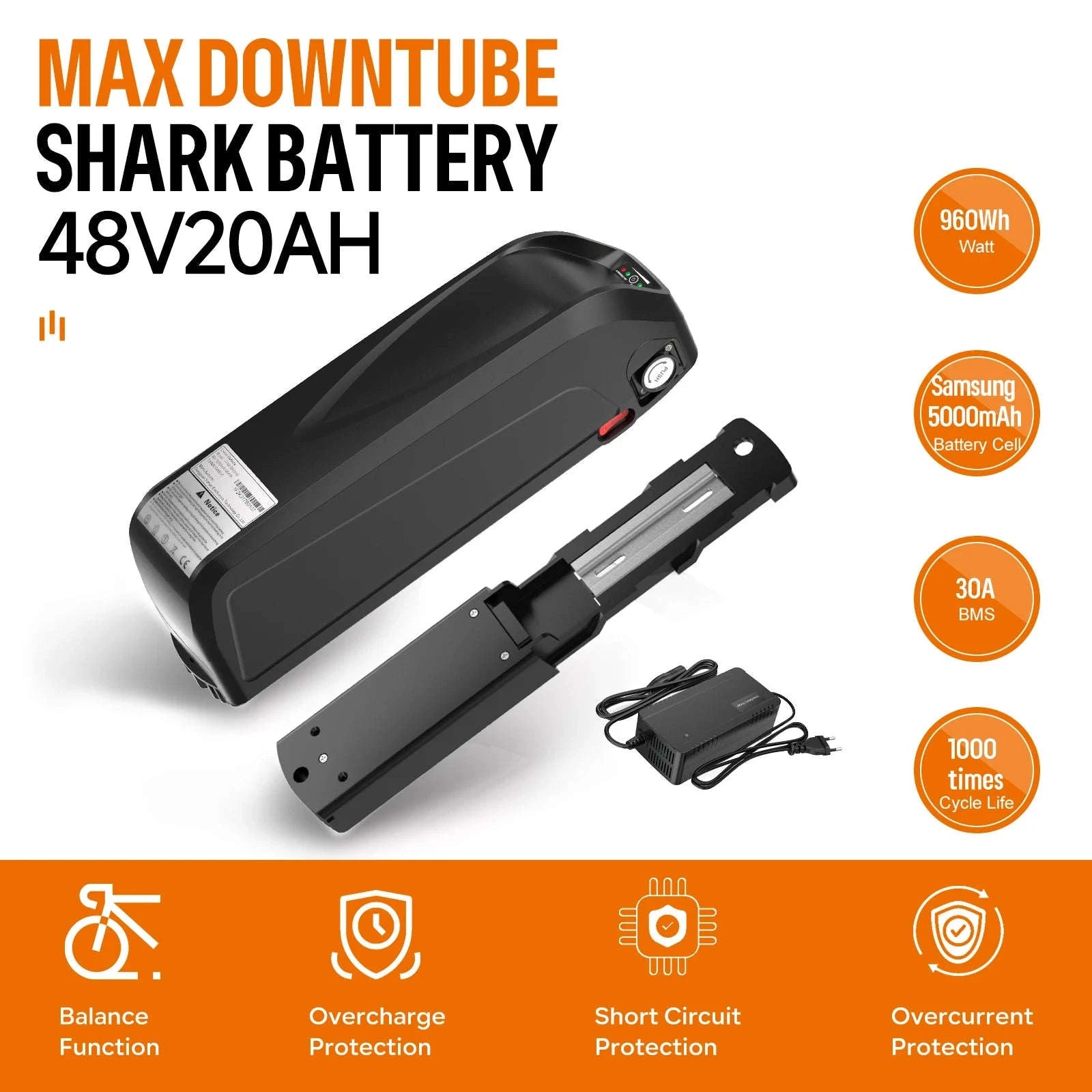 Electric Bicycle Battery Hailong 21700/18650 Pack for Powerful Ebikes-36V13Ah 468Wh (Grade-A Cells )