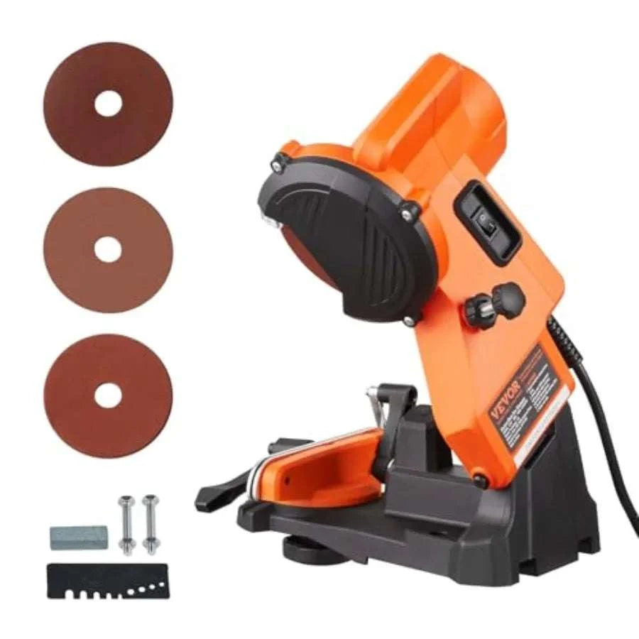 Electric Chainsaw Sharpener 140W 5700RPM Bench Chain Grinder-United States / as pic