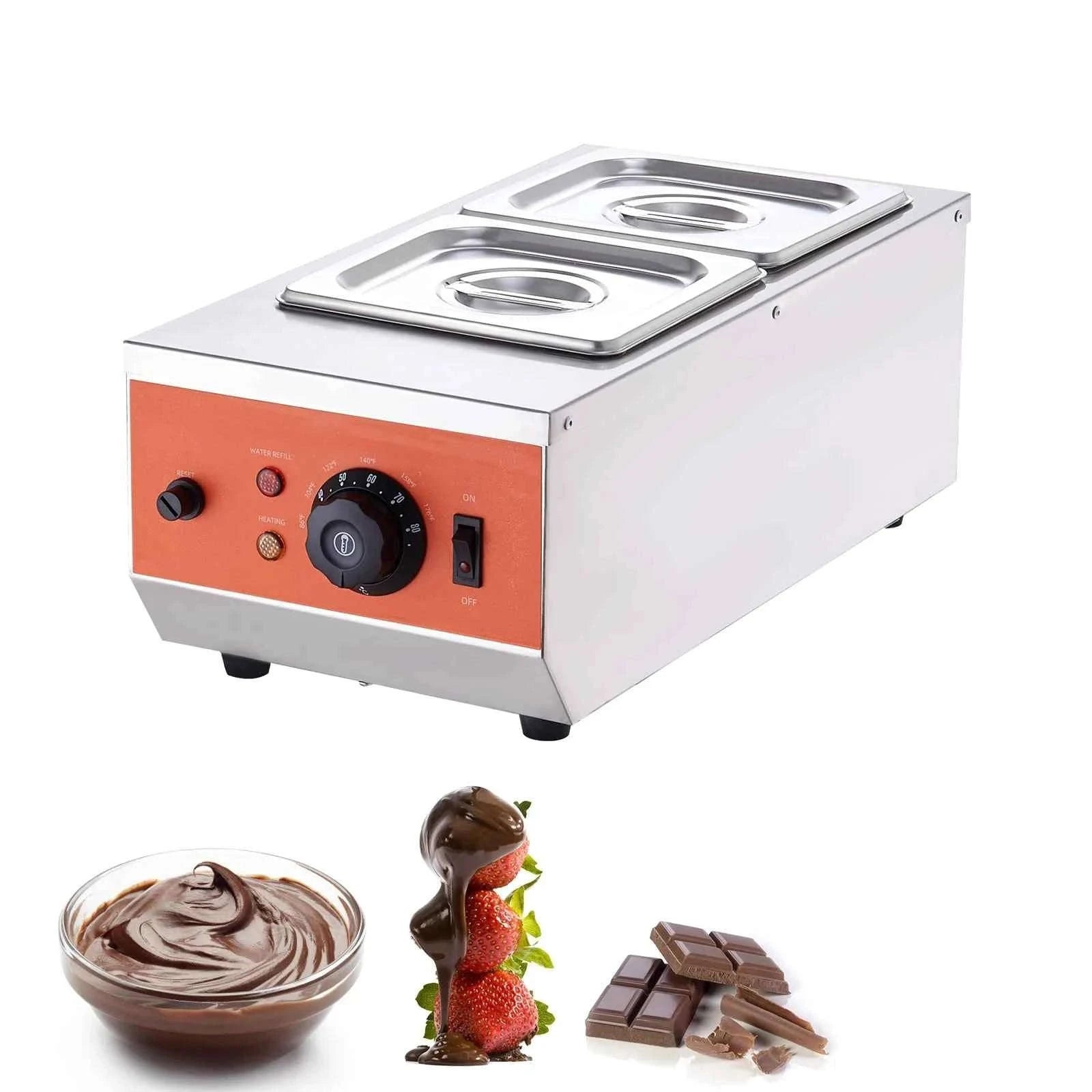 Electric Chocolate Tempering Machine with 2 or 3 Tanks-26.5 Lbs 3 Tanks / france