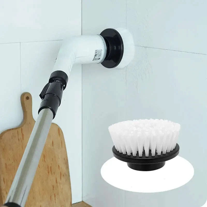 Electric Cleaning Brush 9‑in‑1 Rechargeable Cleaning Tool-WHITE / spain / EU