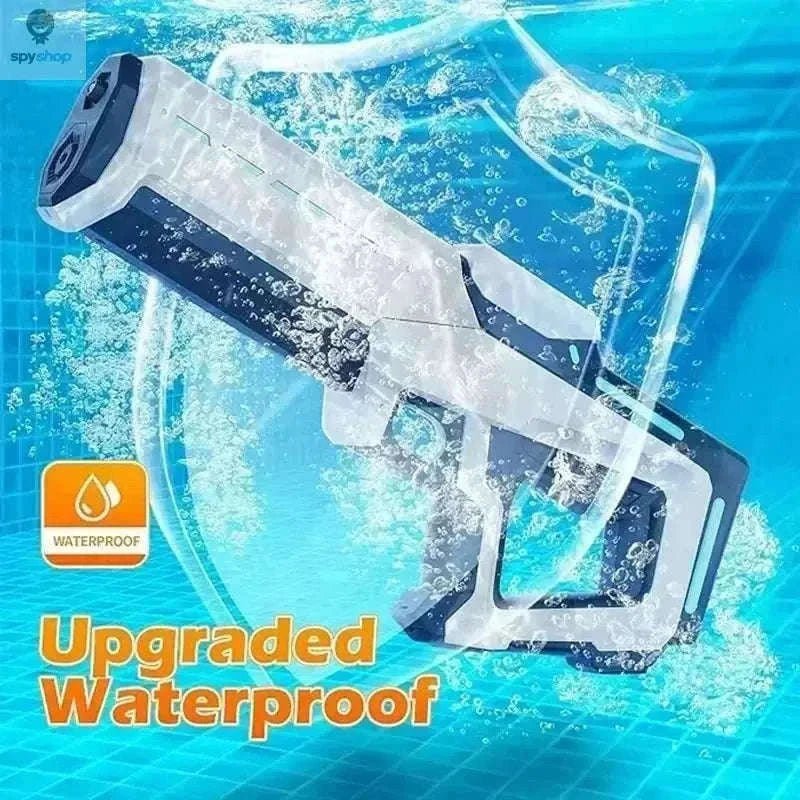 Electric Continuous Water Gun for Fast Summer Water Battles-blue