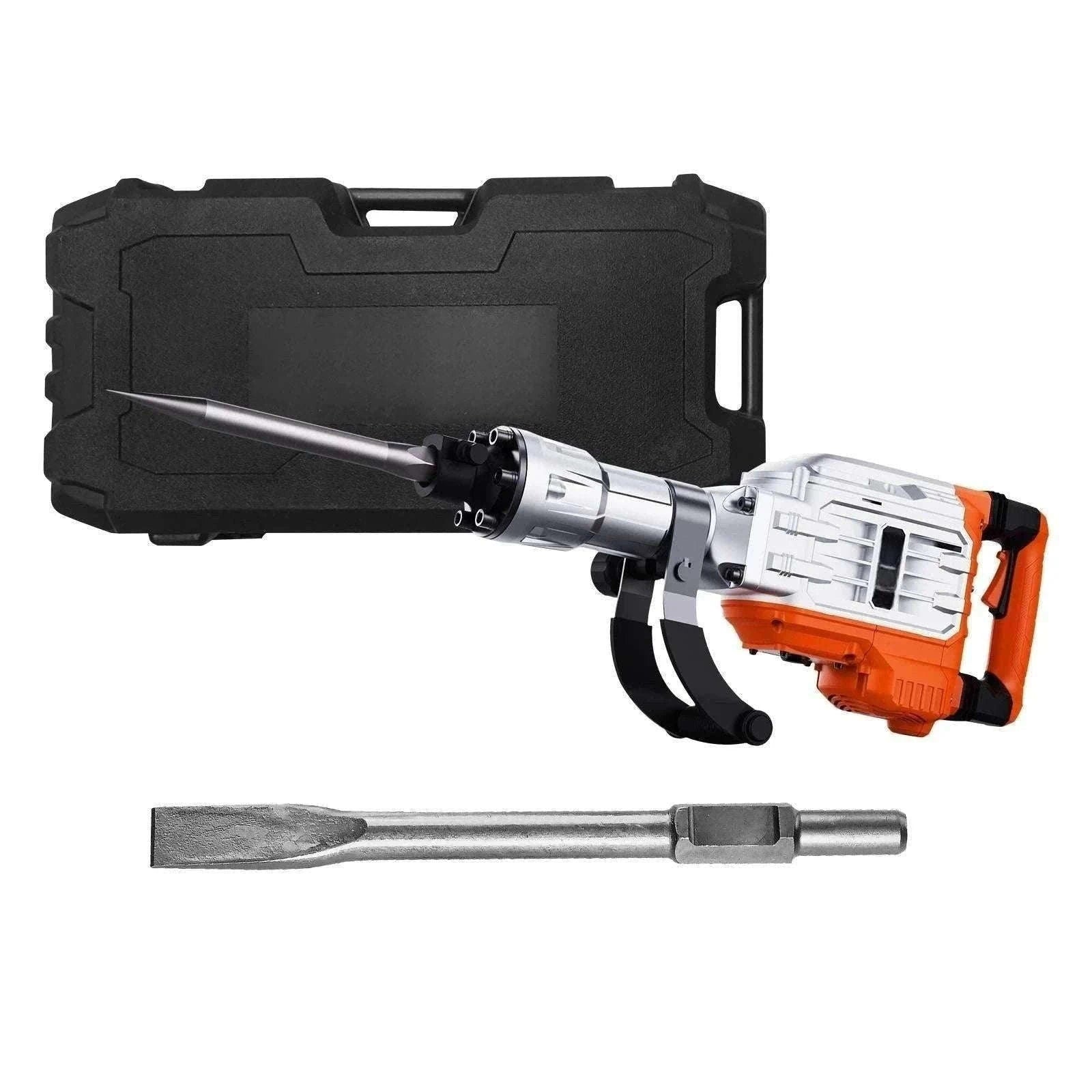 Electric Demolition Jack Hammer 1500W–3500W Concrete Breaker Kit-2200W 4 Chisel Bits / spain