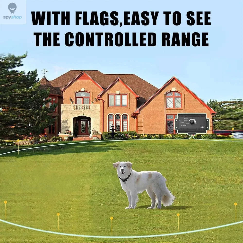 Electric Dog Fence System – Invisible Boundary, Safe Outdoor Freedom-EU Plug