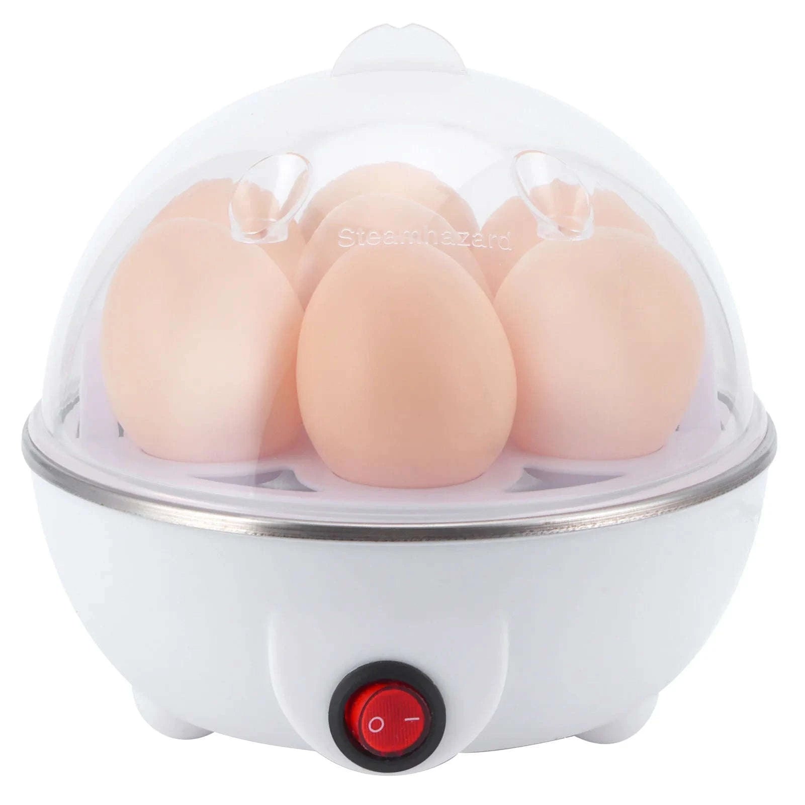 Electric Egg Boiler and Cooker-WHITE / L / US|United States