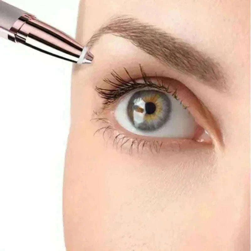 Electric Eyebrow Trimmer with LED Light and USB Charging-Default Title