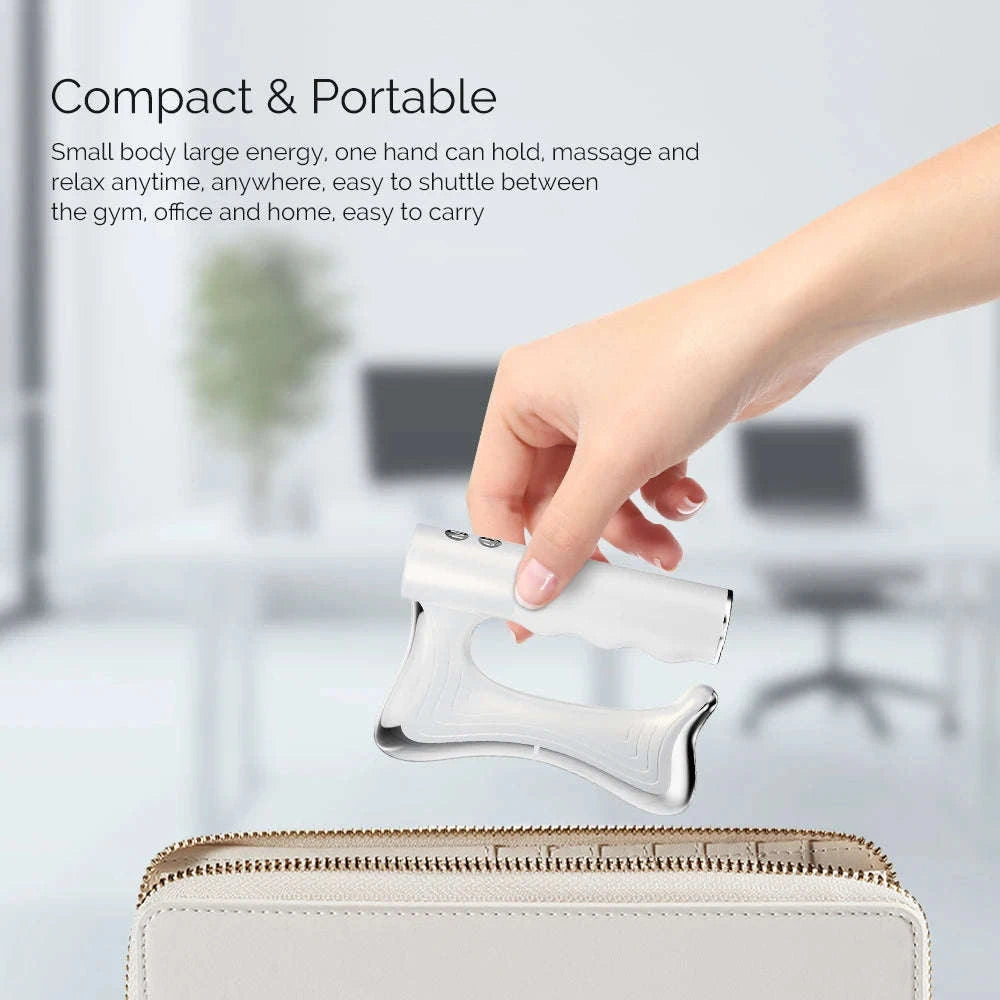 Electric Fascia Knife Vibration Body Massager-Black / United States