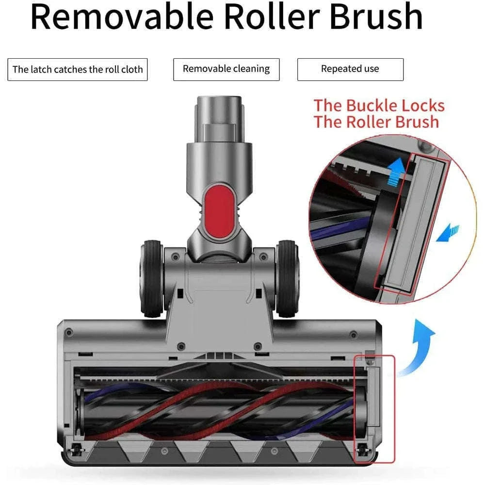Electric Floor Brush Head for Dyson V7 V8 V10 V11 V15-Default Title