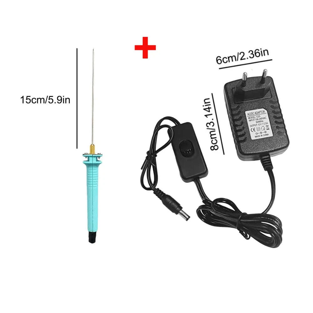 Electric Foam Cutter Pen Hot Wire Tool Fast Heating 110-240V-25cm US Plug / United States