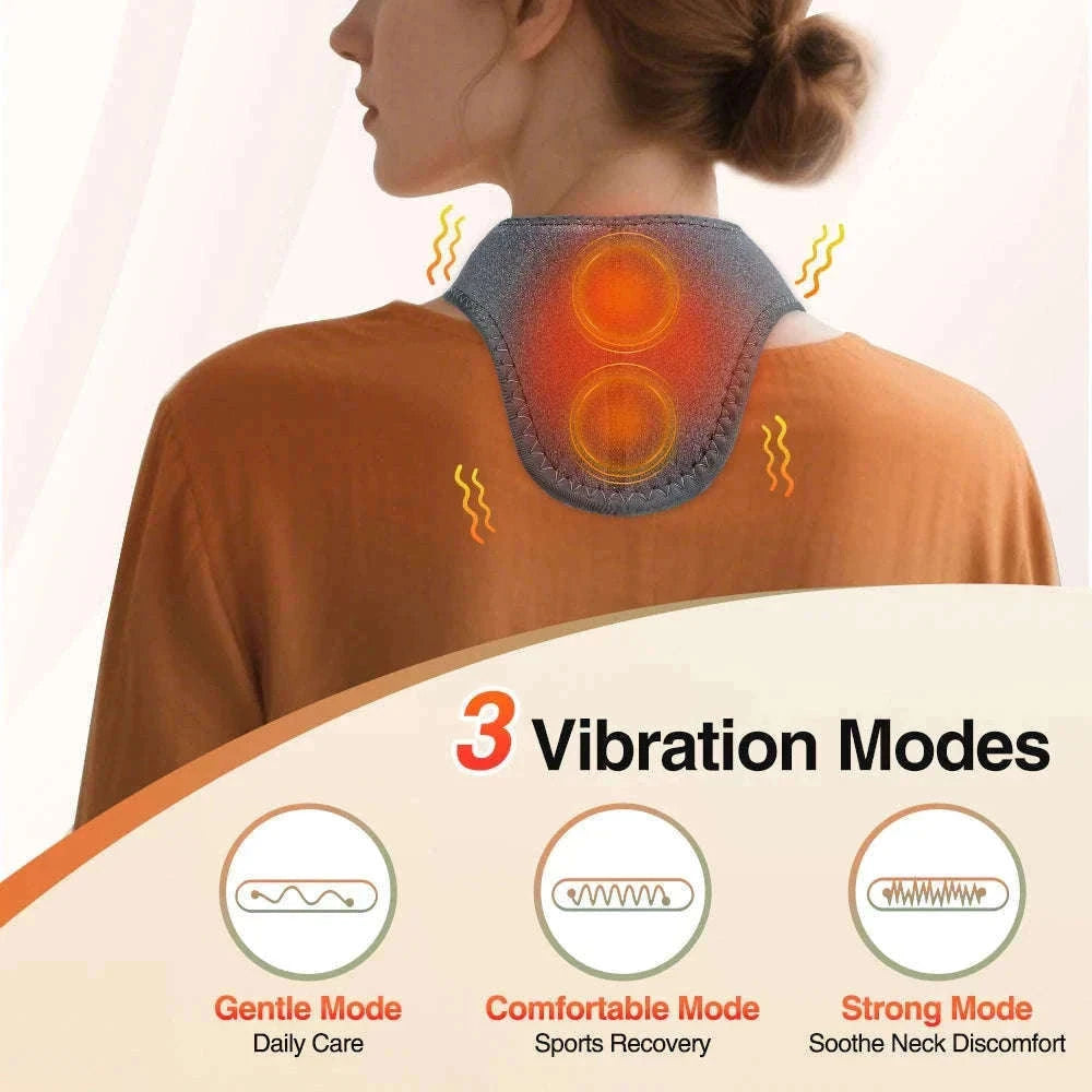 Electric Foot and Hand Massager with Heat and Vibration-Grey Wrist-5 level