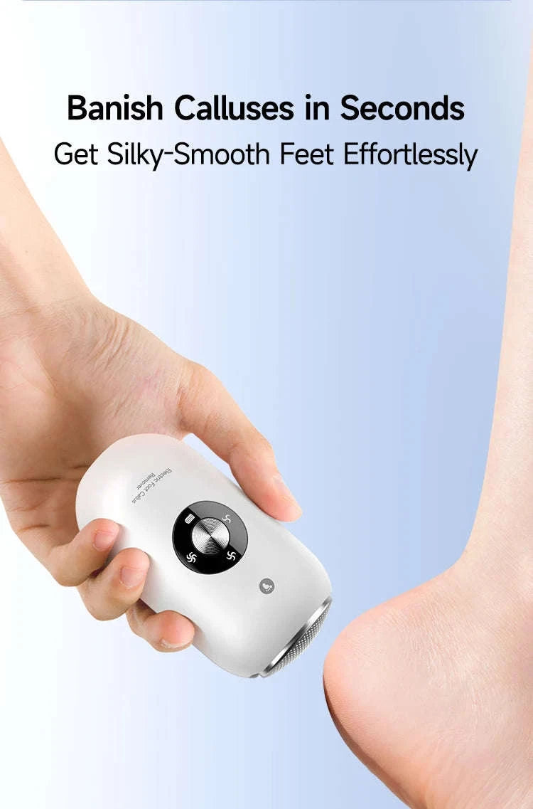 Electric Foot Callus Remover Kit Rechargeable Waterproof Pedicure Tool-black