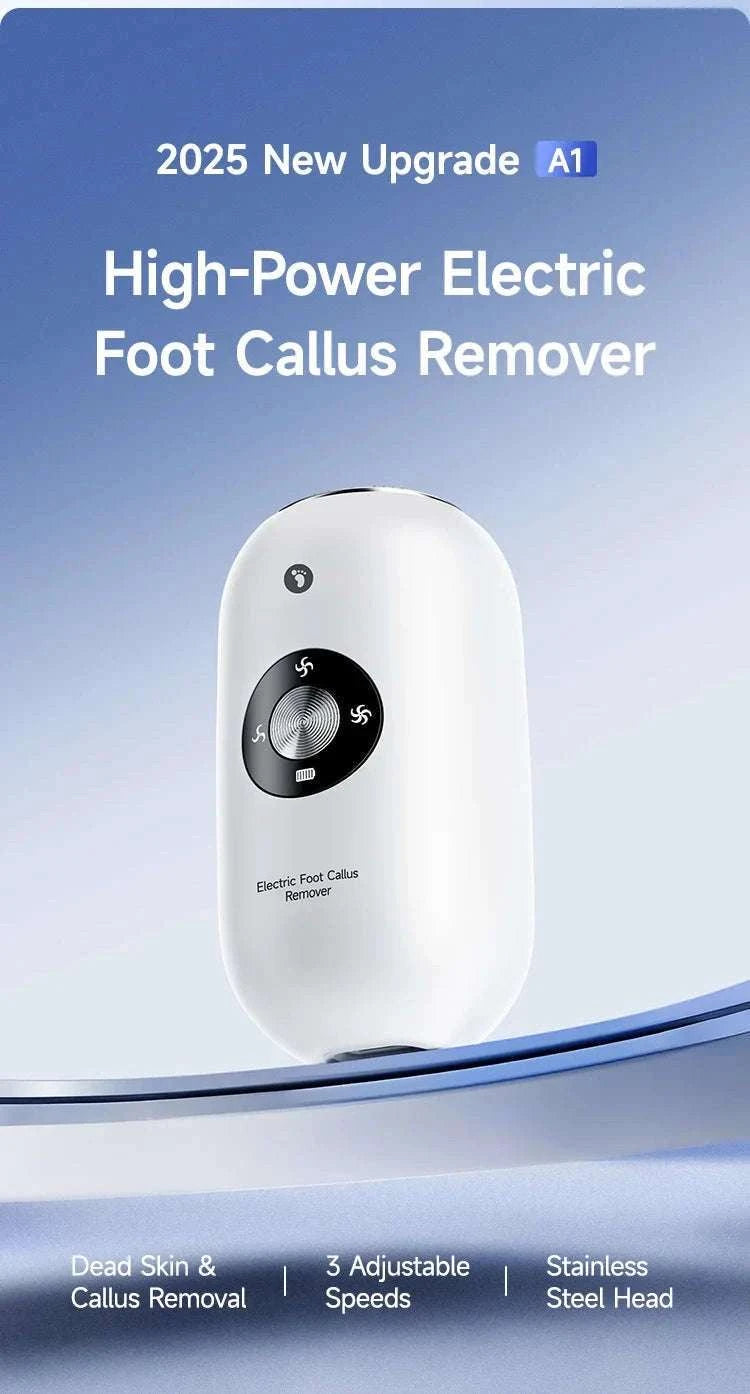 Electric Foot Callus Remover Kit Rechargeable Waterproof Pedicure Tool-