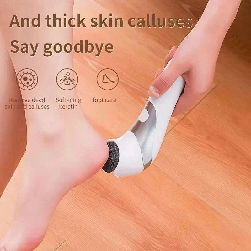Electric Foot Callus Remover Rechargeable Pedicure Grinder Tool-White 1 / United States