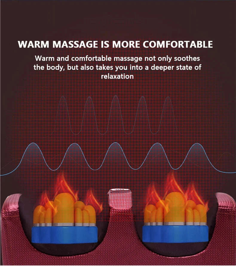 Electric Foot Massage Machine with Heat and Deep Kneading-black / United States / 110 V|US Plug