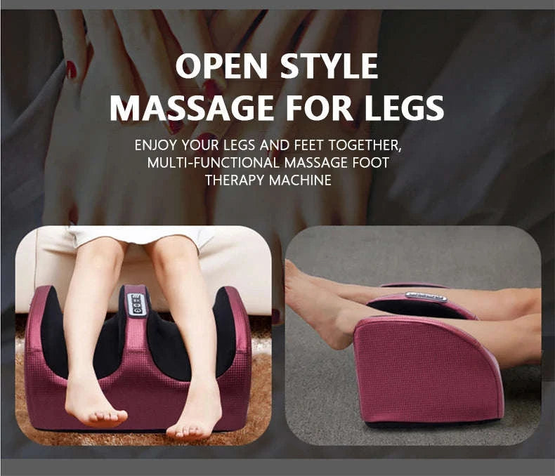 Electric Foot Massage Machine with Heat and Deep Kneading-black / United States / 110 V|US Plug