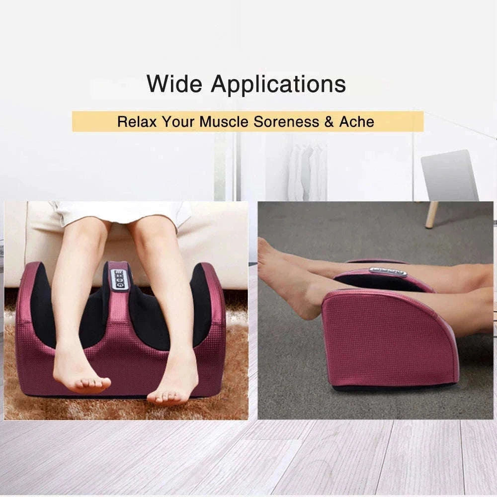 Electric Foot Massager Shiatsu Deep Kneading with Heat-Balck / US Plug