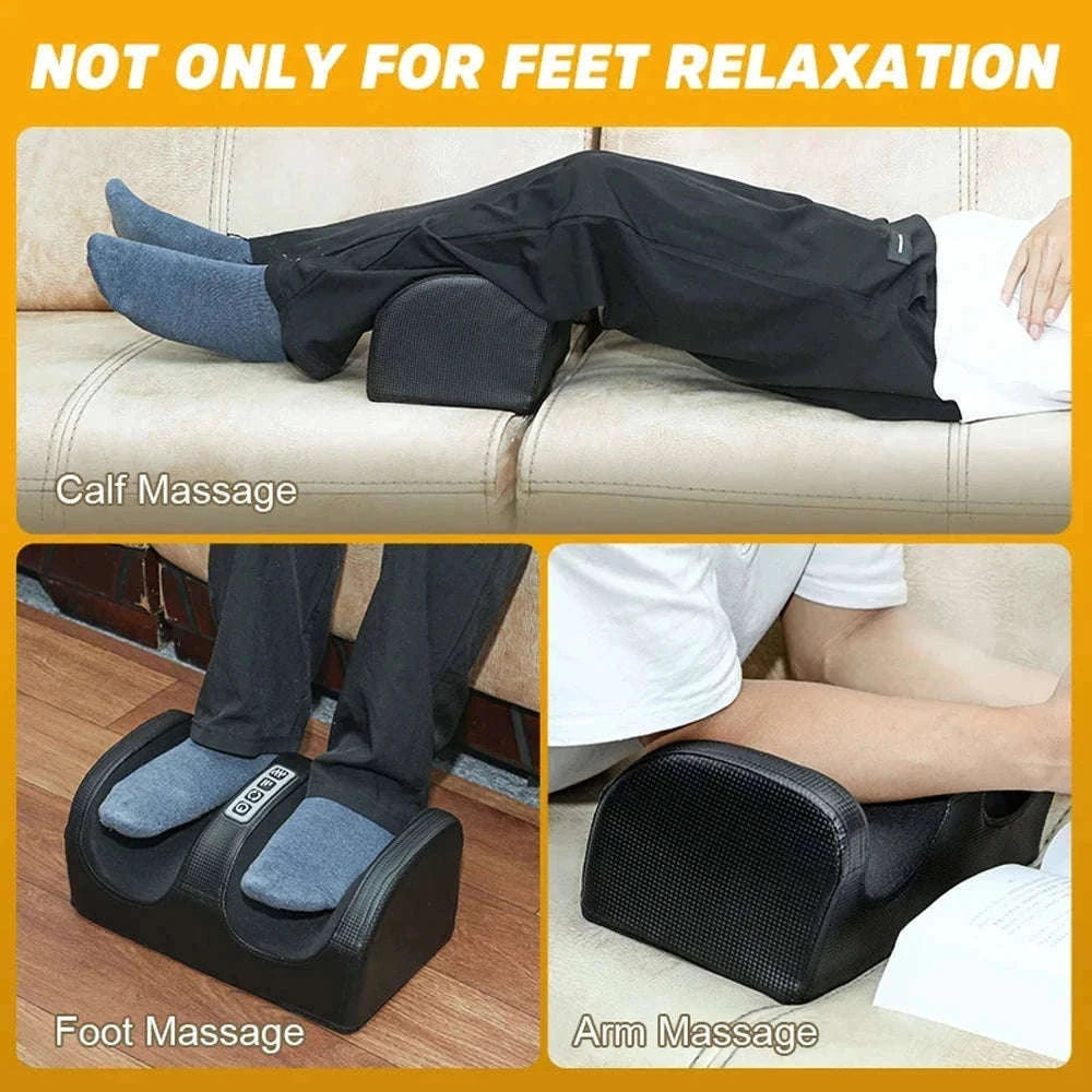 Electric Foot Massager Shiatsu Deep Kneading with Heat-Balck / US Plug