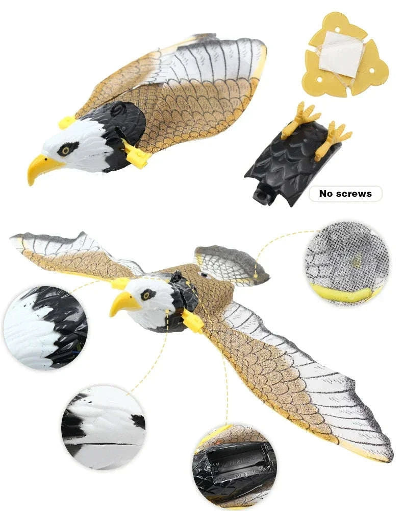Electric Hanging Bird Cat Toy-eagle-Upgraded