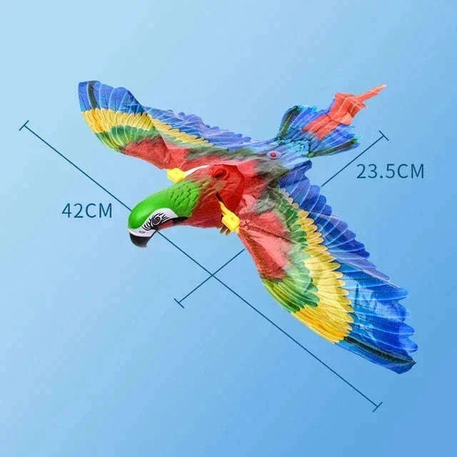 Electric Hanging Bird Cat Toy for Active Indoor Play-eagle-Upgraded