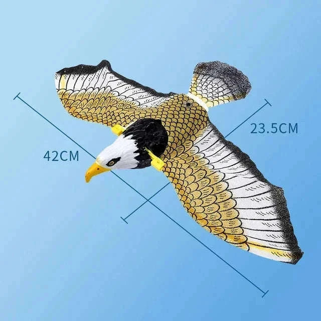 Electric Hanging Bird Cat Toy for Active Indoor Play-eagle-Upgraded