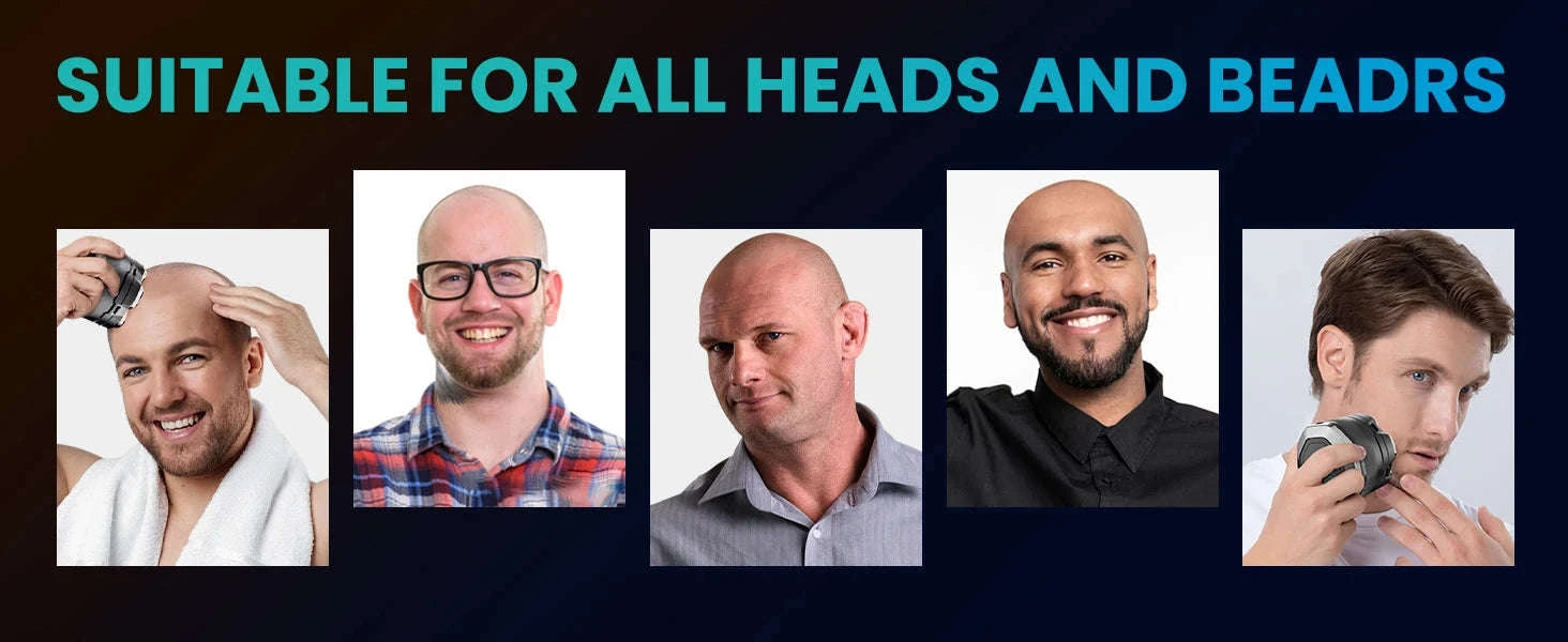 Electric Head Shaver for Smooth, Fast Bald Shaving-Head shaver / spain