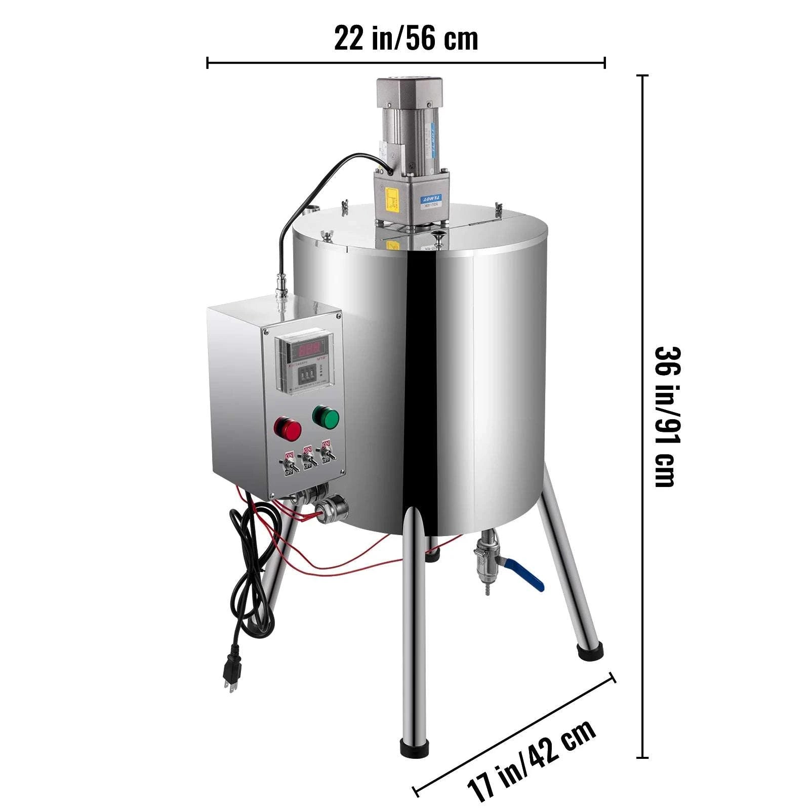 Electric Heating Mixing Filling Machine 15L/30L Lipstick Filler-30L Capacity / United States