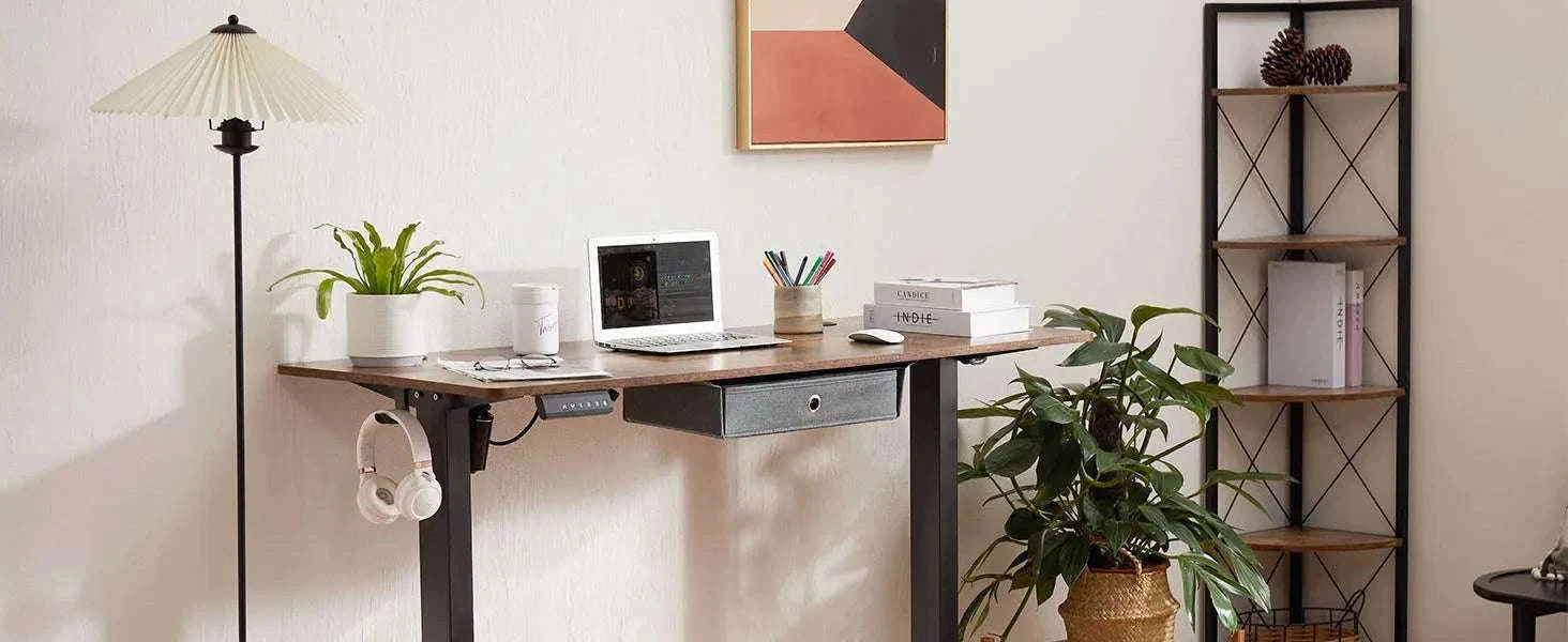 Electric Height Adjustable Standing Desk with Memory Settings-48IN OAK / United States